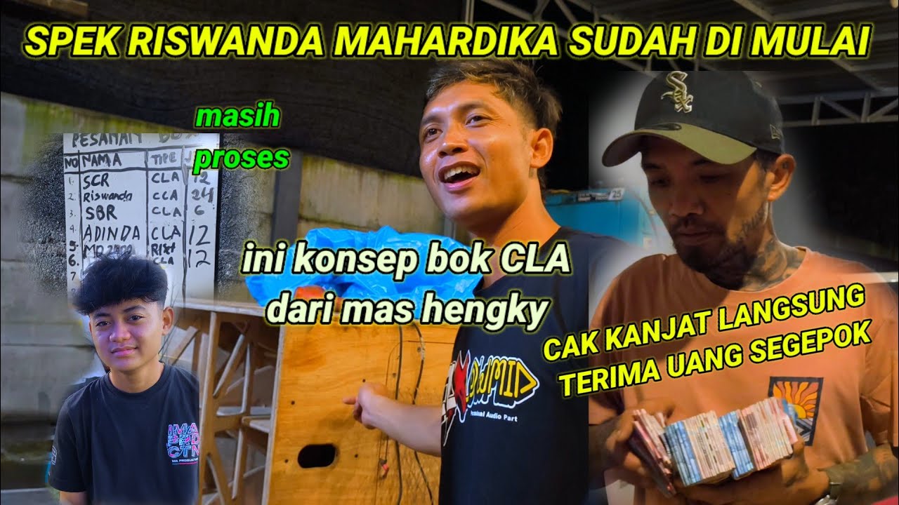 SPEK RISWANDA MAHARDIKA SUDAH DI MULAI,INI KONSEP BOX CLA DARI MAS HENGKY ACC GROUP