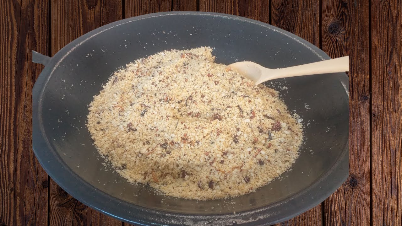 Farofa  crocante - receita fácil e saborosa!