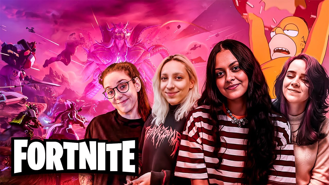 CHOKE7 NO EVENTO FORTNITE: HORA ZERO - ft @MoonKase @malena010102 @livesdabeamom