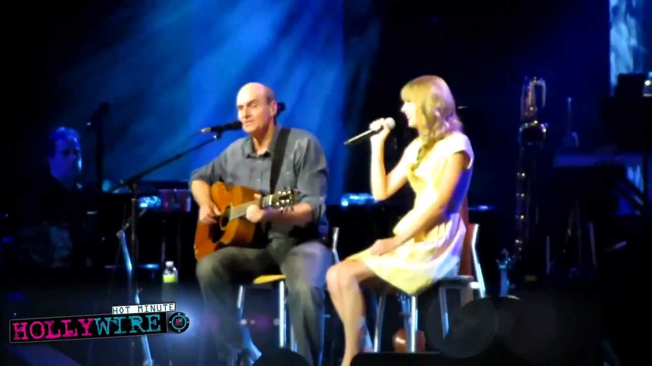 Taylor Swift Performs With James Taylor In MA