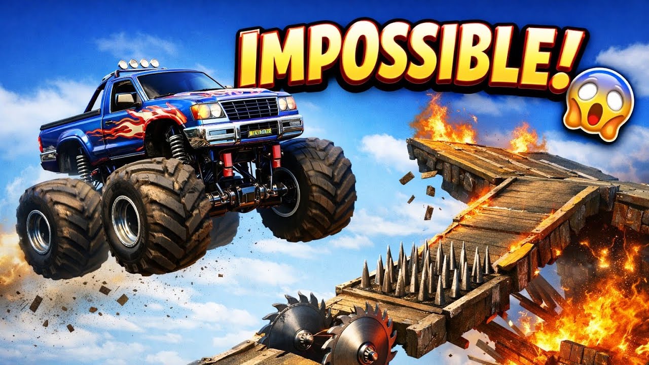 This Monster Truck Level Is IMPOSSIBLE 😱🚛
