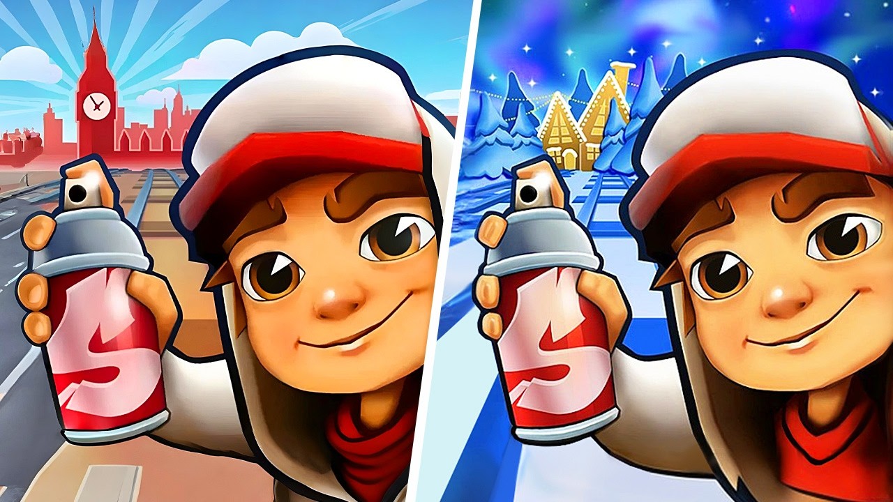 Subway Surfers World Tour - London Lucky Creatures vs North Pole, Subway Surfers New Update