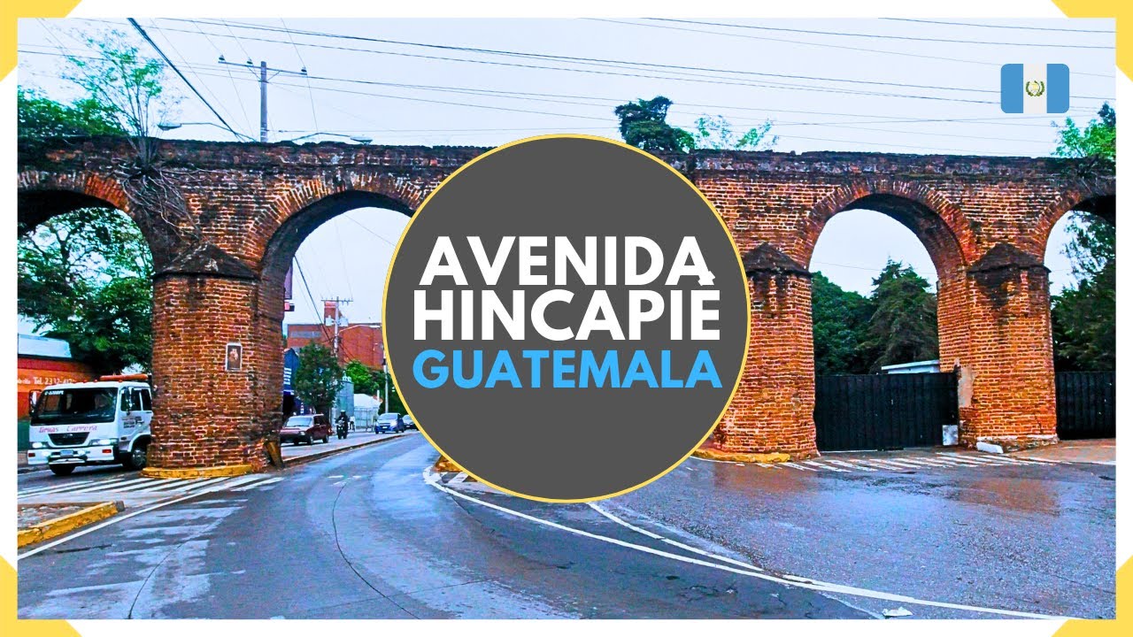 AVENIDA HINCAPIE en ZONA 13 de CIUDAD DE GUATEMALA - AEROPUERTO LA AURORA - GUATEMALA 2024