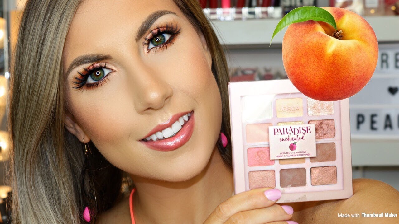 НОВИНКА! ПАЛИТКА L'OREAL PARADISE ENCHANTED | ПАХНЕТ ПЕРСИКОМ!