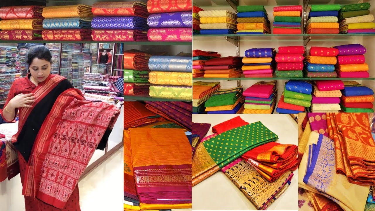 Varieties Of Saree In Puri, Orissa || Sambalpuri || Katki || Bomkai || Ikat