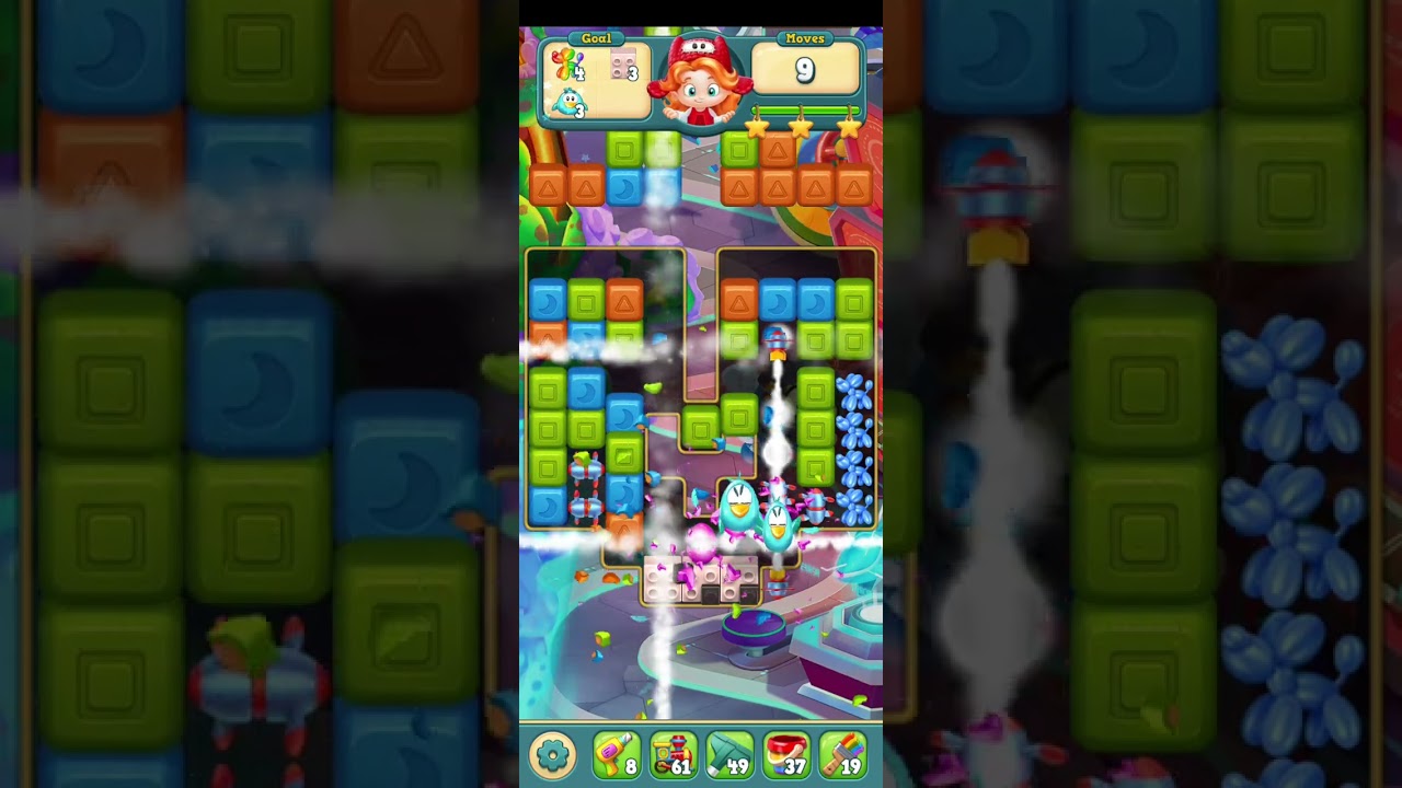 TOY BLAST LEVEL 8849 ~ No boosters