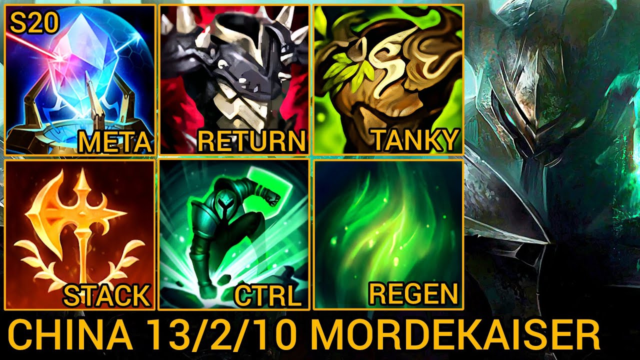 Baron Lane MORDEKAISER Carries The Game - China Wild Rift New Build & Runes By Tiarty