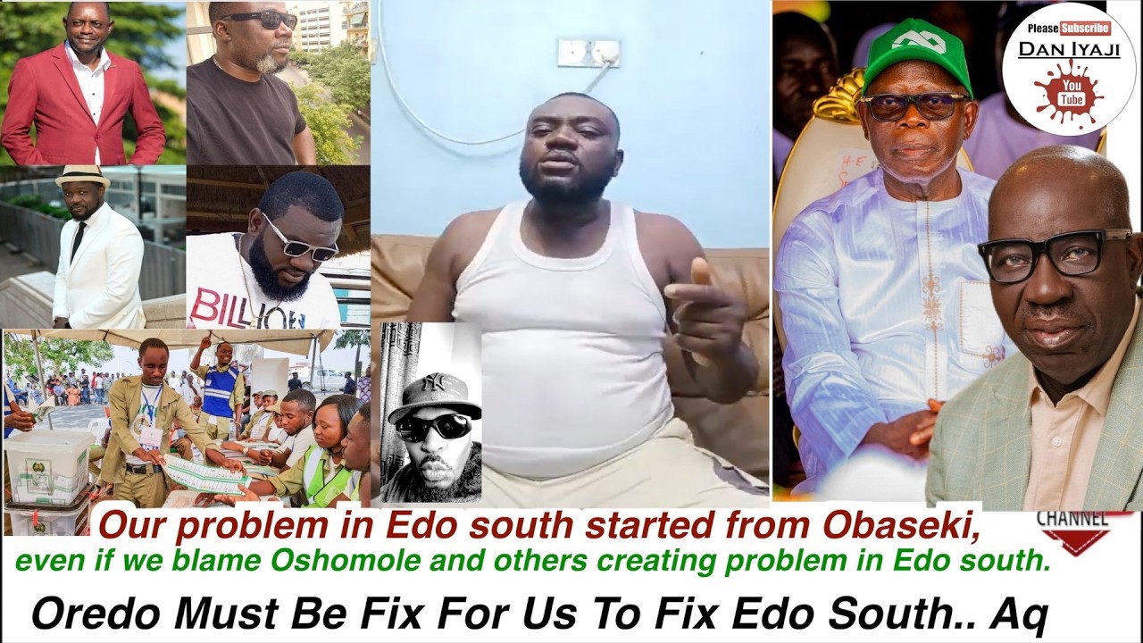 Our problem in Edo south started from Obaseki, even if we blame Oshomole and others creating problem