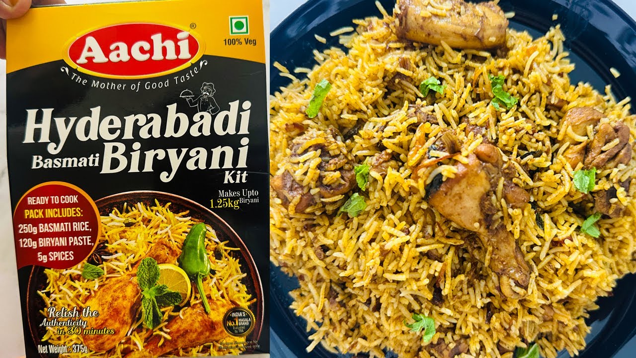 Aachi Hyderabadi Basmati Biryani Kit | Aachi Biryani Kit | Aachi Chicken Biryani Recipe