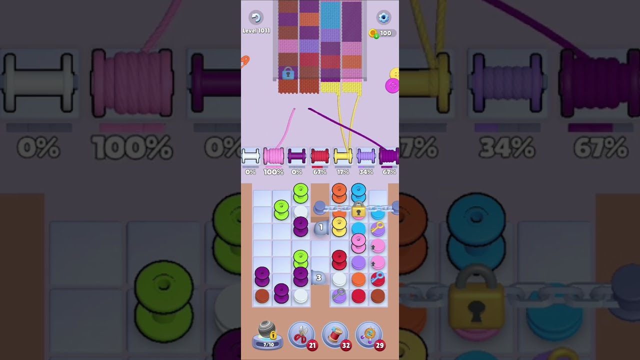 Knit Out Level 1011 Walkthrough Solution 