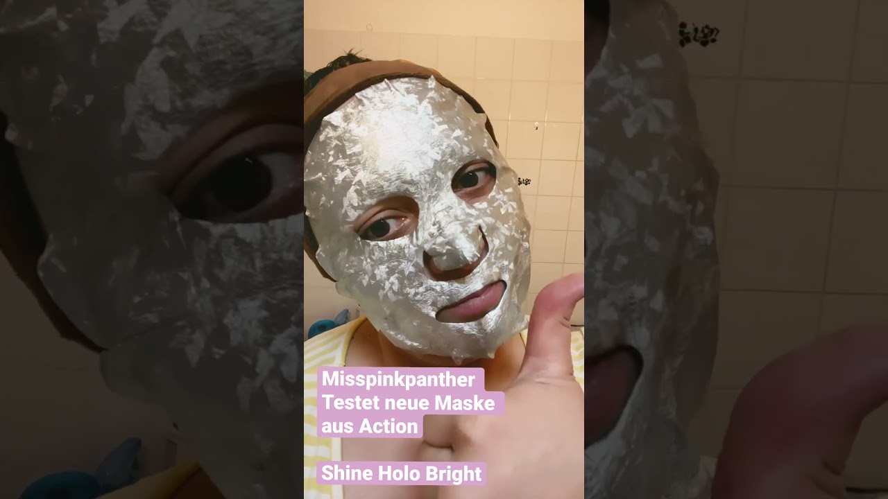 Neu !!! #action Neue Maske aus shine Bright Holo #sheetmask#misspinkpanther