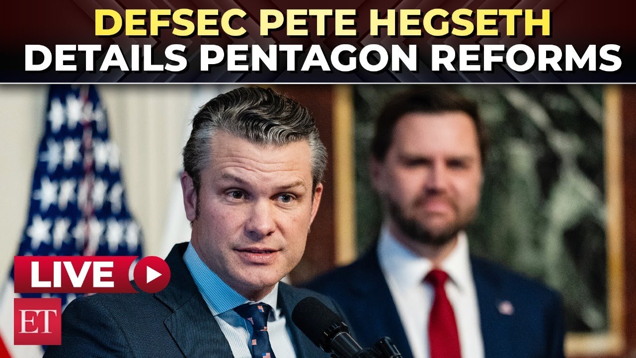Pete Hegseth LIVE | 'Less Generals, More GIs': US DEFSEC details Pentagon reforms&nbsp;in&nbsp;Florida