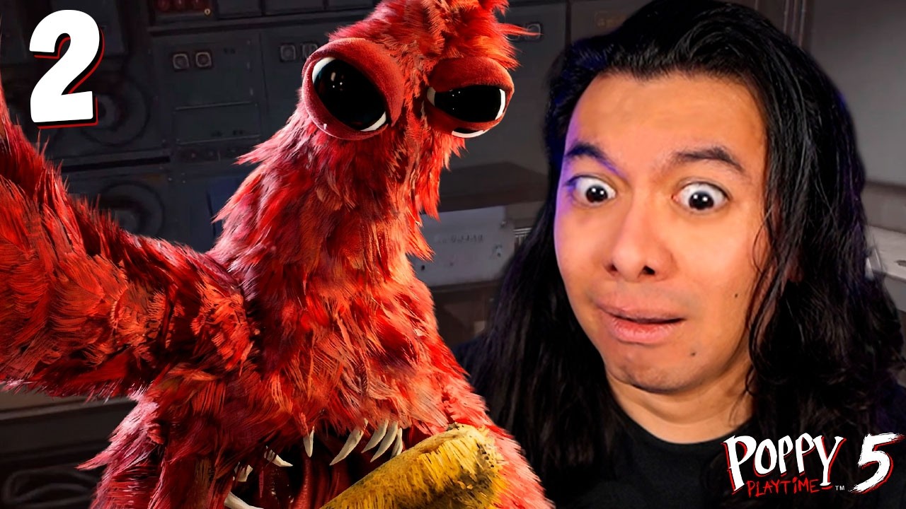 HUGGY WUGGY ROJO Y RARO ME ASUSTA Y CASI ME DA UN PARO POPPY PLAYTIME 5 2