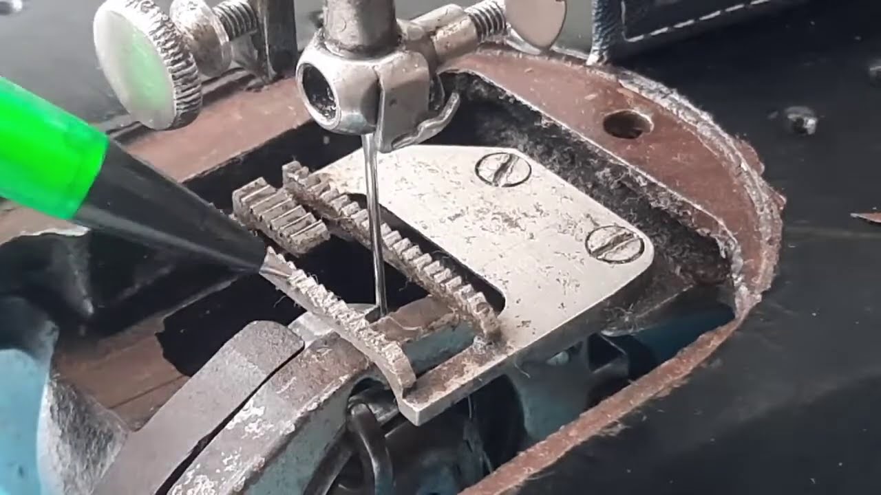 316G Rompe Agujas Informa el dueño Máquina de coser SINGER Vertical Frontal modelo 316G