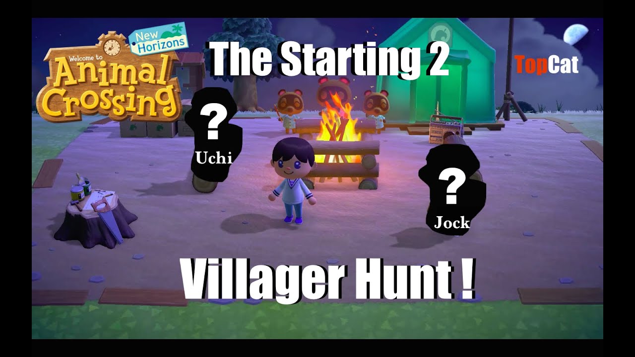 Starting villager Hunt: Animal Crossing N.H.