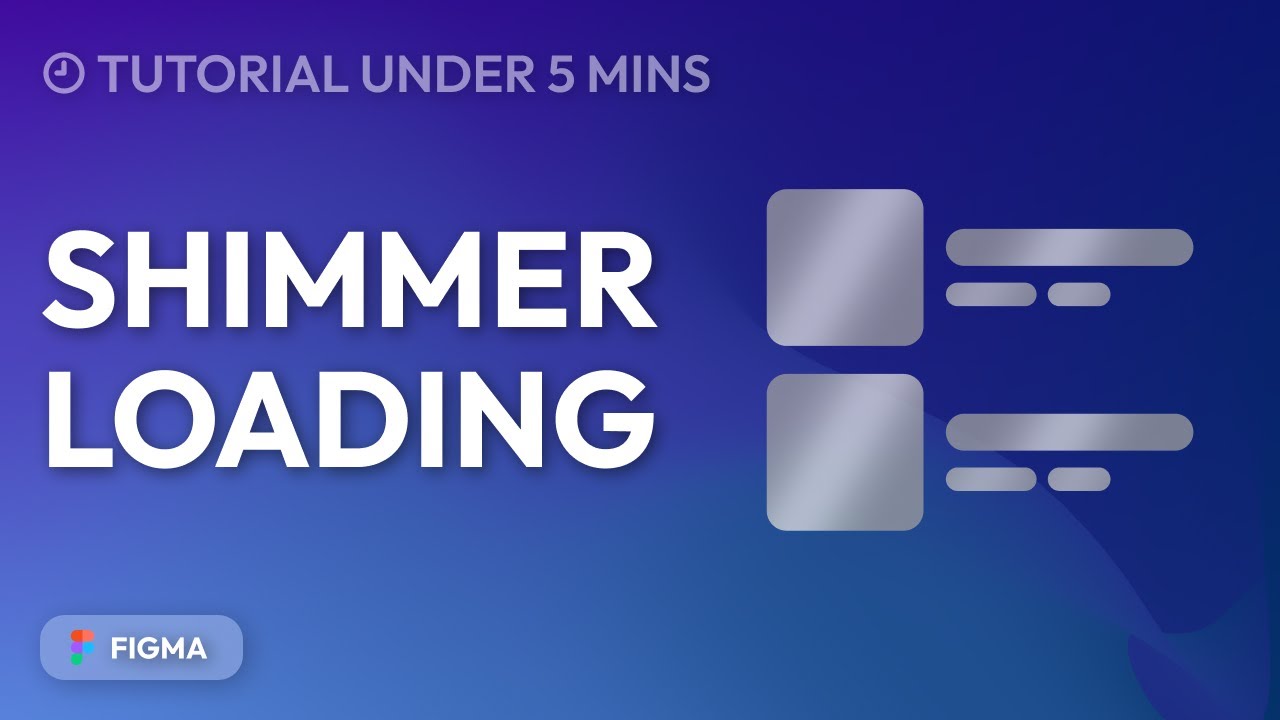 How to create a shimmer loading in figma