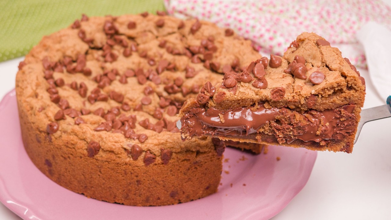 TORTA COOKIE COM NUTELLA | Cook'n Enjoy 1709