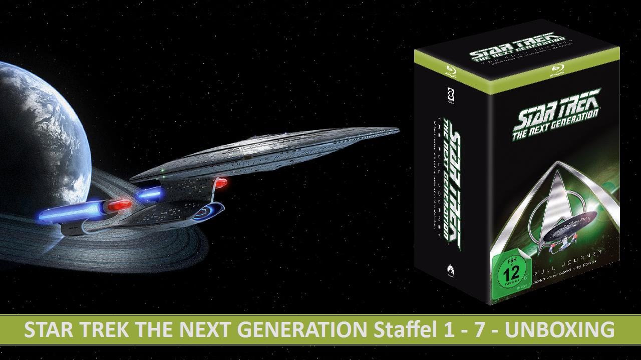 STAR TREK THE NEXT GENERATION Staffel 1 - 7 (Blu-Ray) UNBOXING