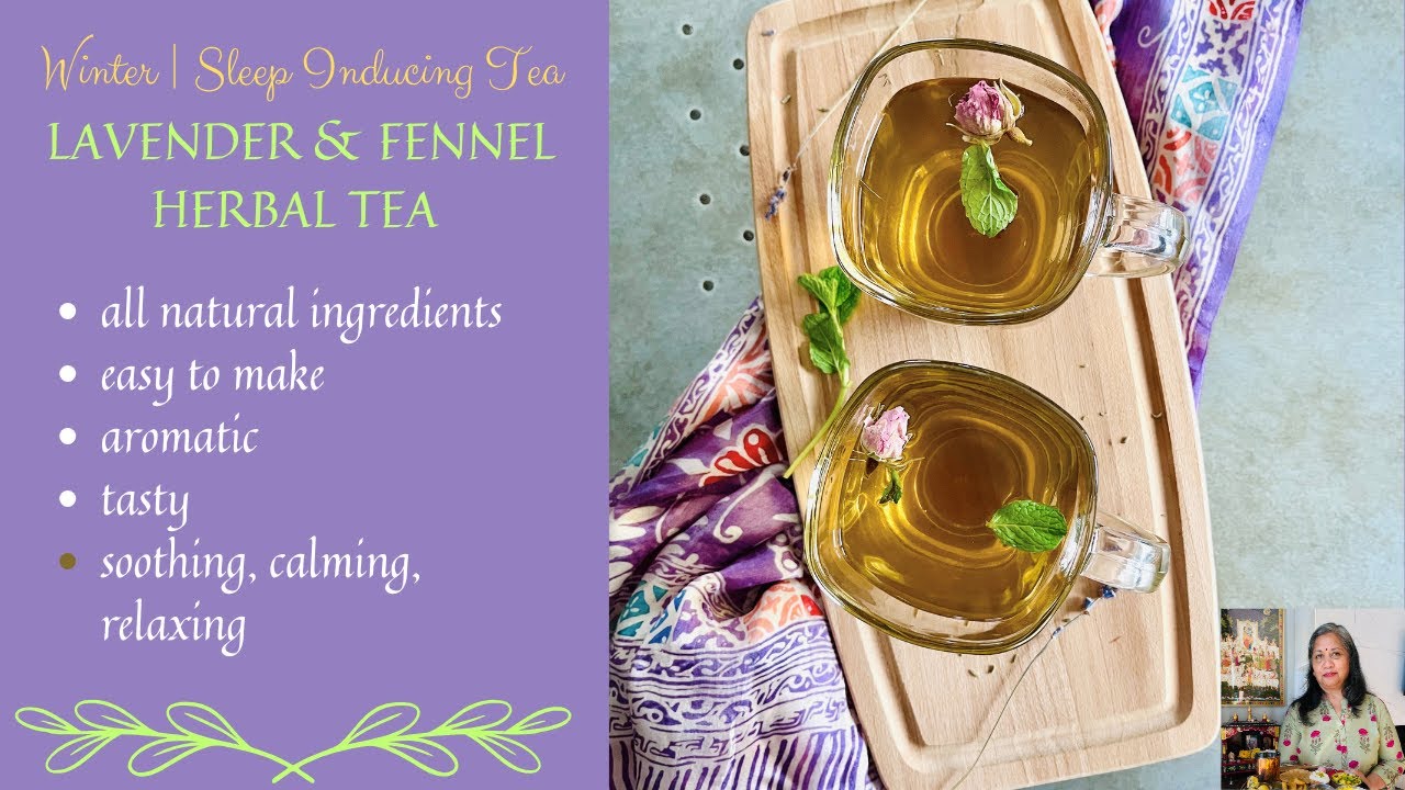 LAVENDER & FENNEL HERBAL TEA | HOMEMADE HERBAL TEA