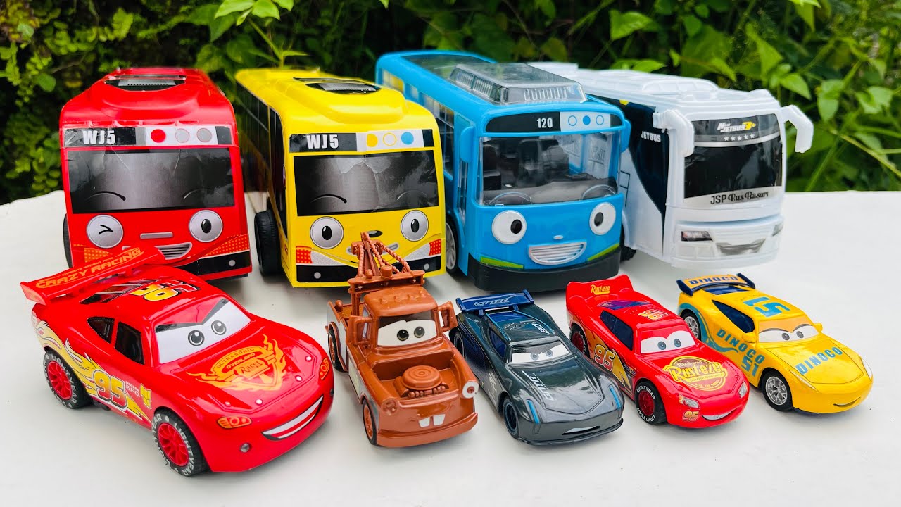Mobil Mobilan Truk Oleng, Mobil Truk Molen, Mobil Balap, Truk Pasir, Mobil Roket, Damkar, Tayo #1122