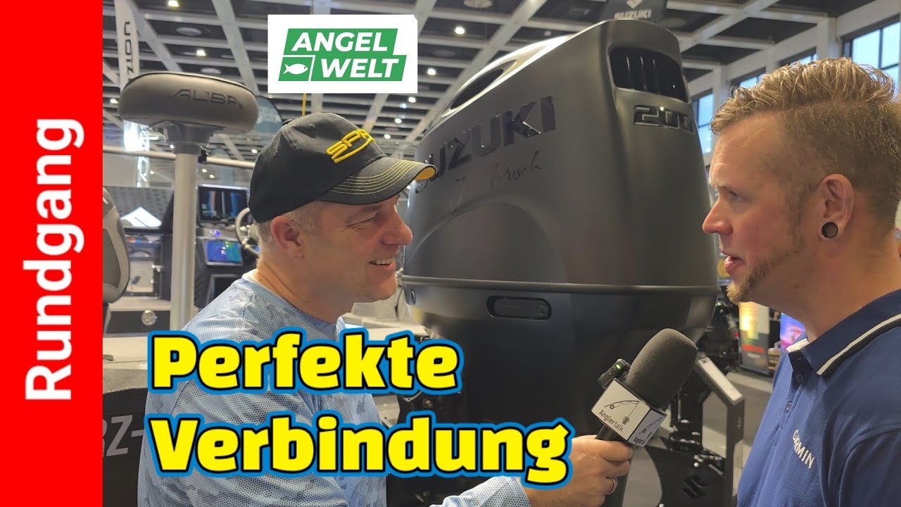 Uncut AngelWelt Berlin 2025! Suzuki Außenborder trifft Garmin Netzwerk | Alba Boot 570 Rundgang