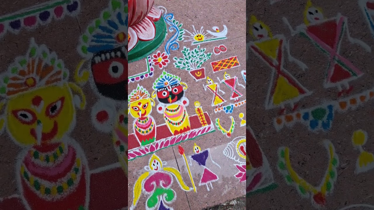 Kartika masa muruja #Kartikamuruja#Kartikamonthrongoli#jagannathrangoli