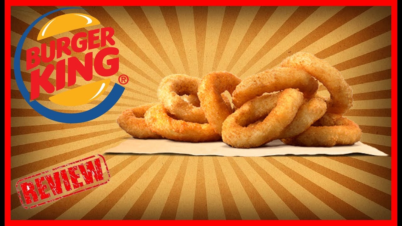 🍔Burger King Onion Rings | Food Review🍔-Dec 2nd 2017