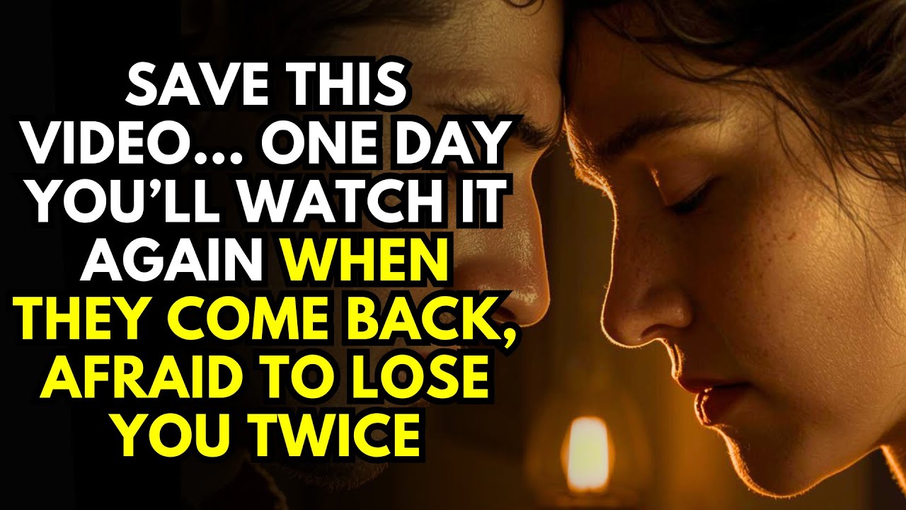Save This Video… One Day You’ll Watch It Again When They Come Back, Afraid to Lose You Twice