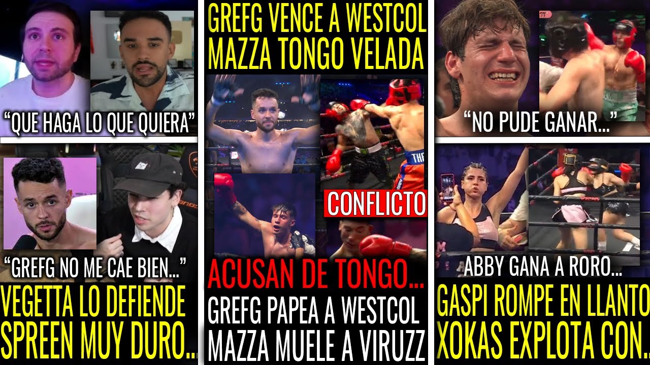GREFG VENCE a WESTCOL | GASPI Es DERROTADO Por PERXITAA | MAZZA TONGO? La VELADA DEL AÑO 5 RESUMEN