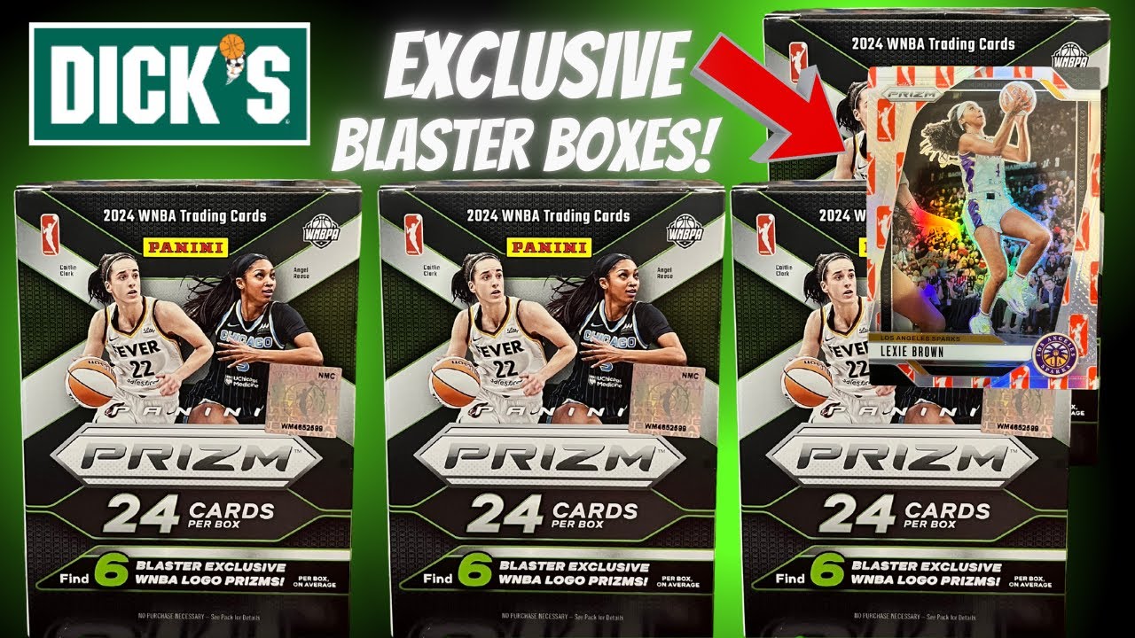 2024 Panini WNBA Prizm Blaster Boxes! ** Dicks Sporting Goods Exclusive WNBA Logo Cards!! **