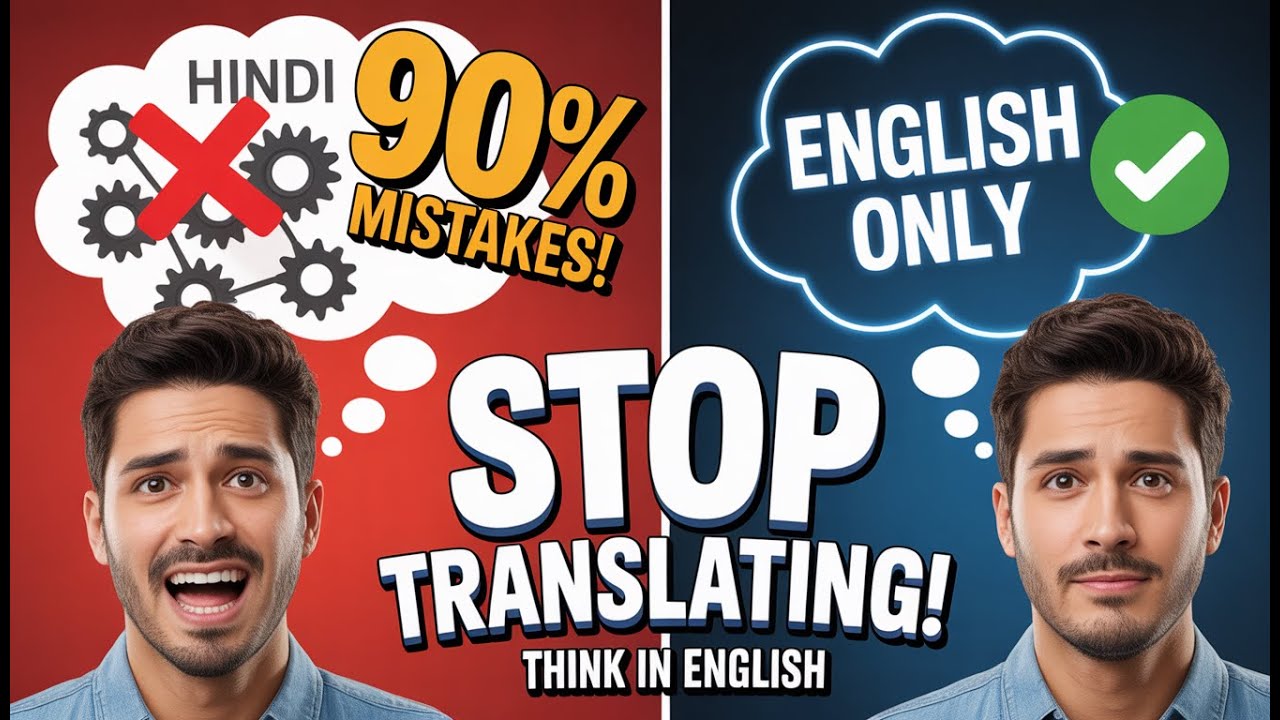 English Made Simple: Stop Translating in Your Head, Think in English