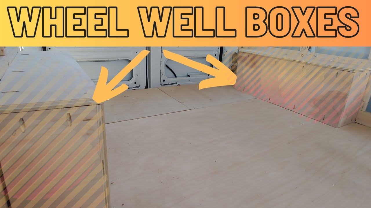 SIMPLE and EASY build of Wheel Well Boxes - Ram Promaster Van Build