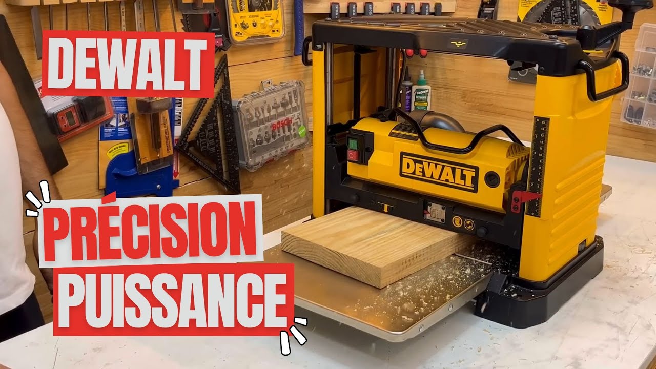 Découverte de la Raboteuse DeWalt DW733 : Répond-elle à vos besoins en menuiserie ?