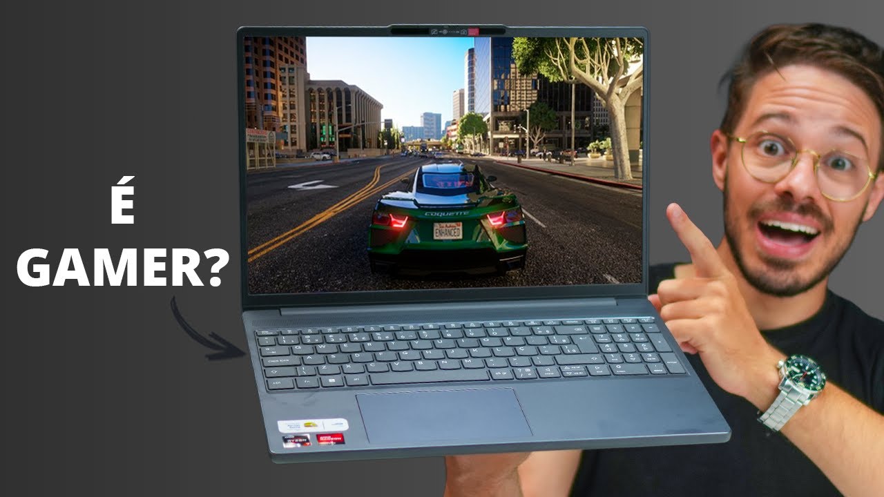 Notebook BARATO roda jogo? Testei TUDO no Lenovo SLIM 3 com Ryzen 7