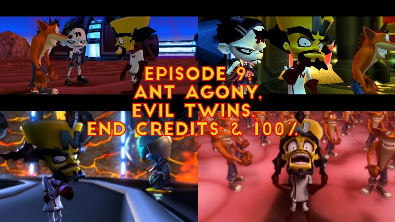 Crash Twinsanity: PS2-4K: [Эпизод 9] - (Конечные титры и 100%)