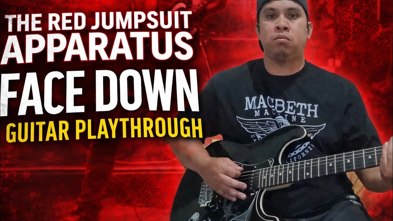 The Red Jumpsuit Apparatus - Face Down (Guitar Playthrough)