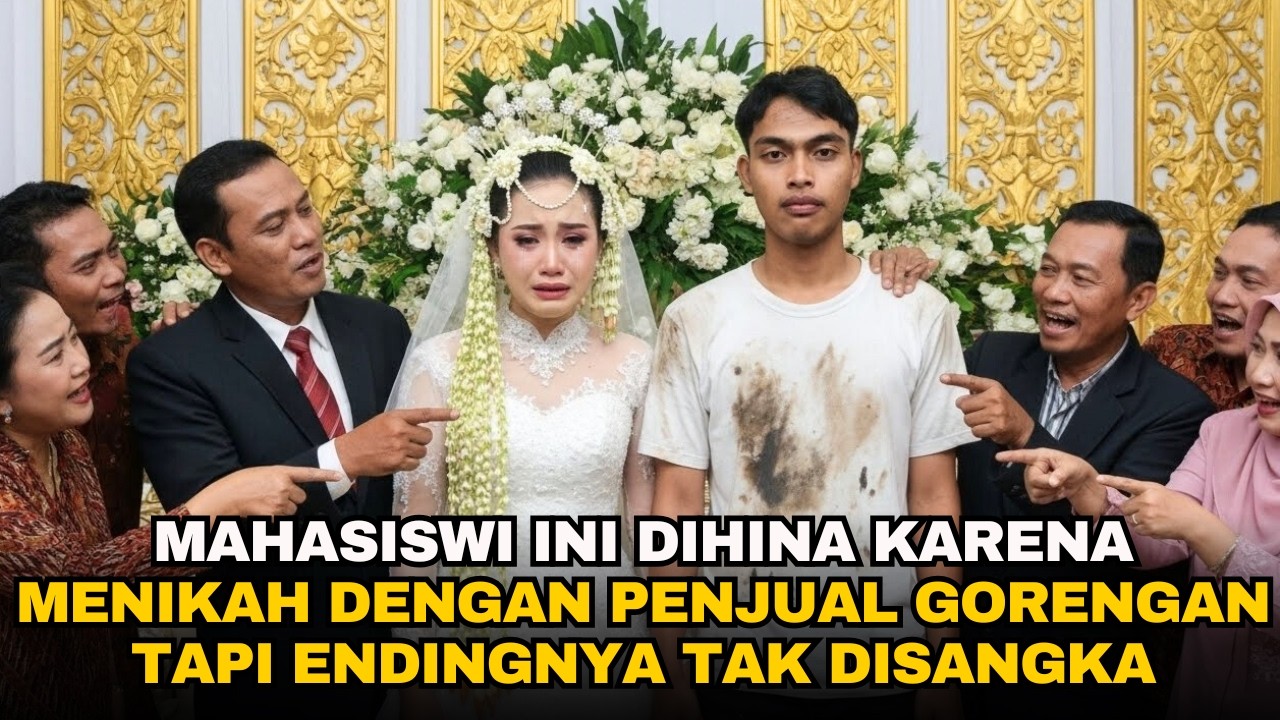 MAHASISWI CANTIK DIHINA SAAT MENIKAH DENGAN PENJUAL GORENGAN, AKHIRNYA BIKIN TERDIAM