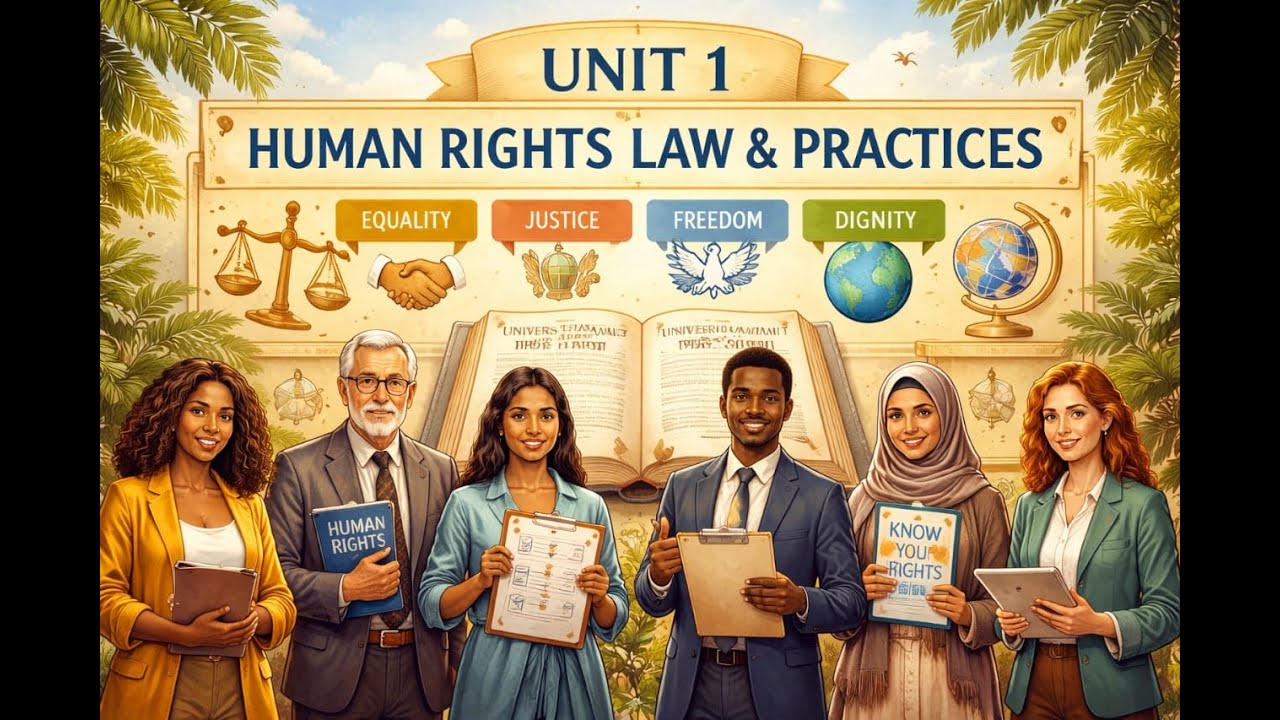 Human Rights Law and Practices – Unit 1 | Introduction & Basic Concepts | Law Notes