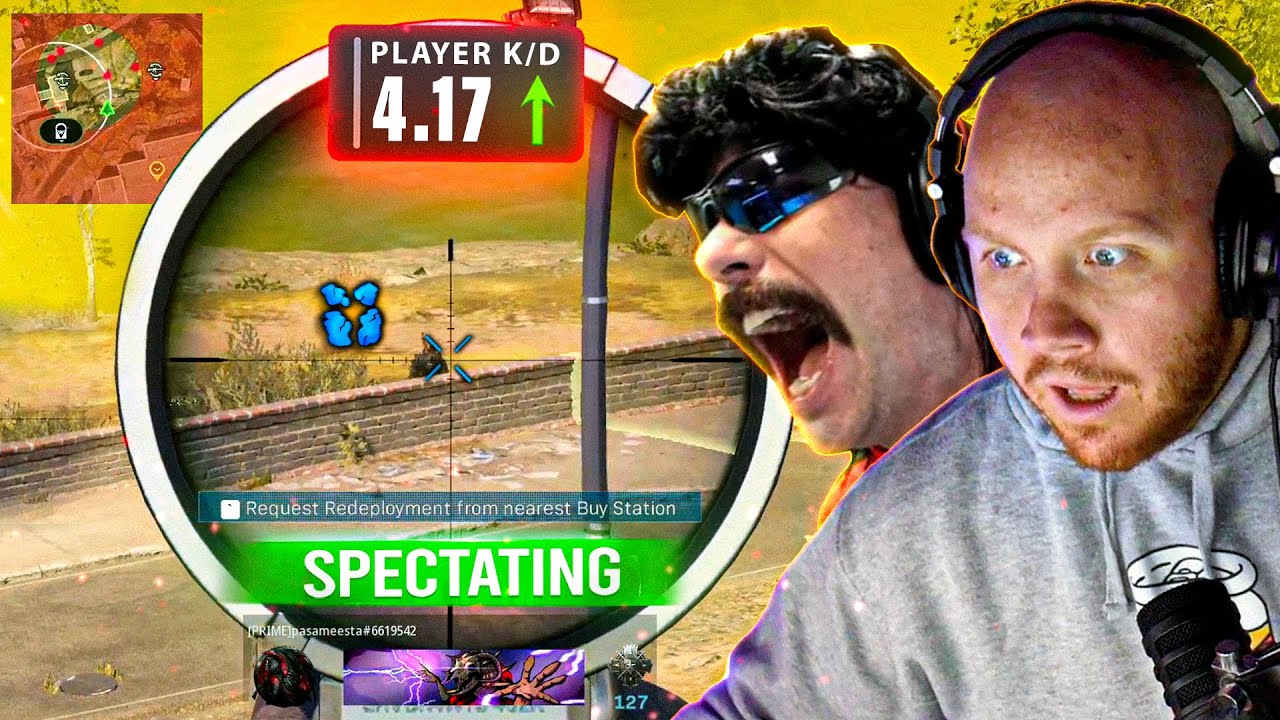 THIS RANDOM DEMON CARRIED DRDISRESPECT & ME TO A WARZONE WIN (REBIRTH ISLAND)
