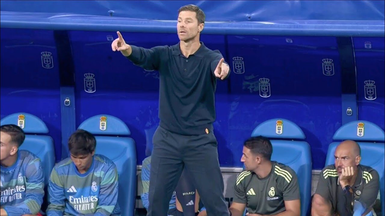 Xabi Alonso Reactions vs Real Oviedo | La Liga 2025