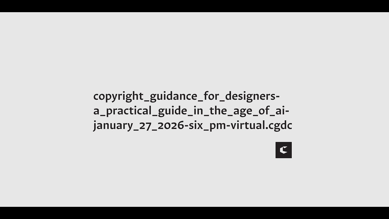 Copyright Guidance for Designers: A practical guide in the age of AI