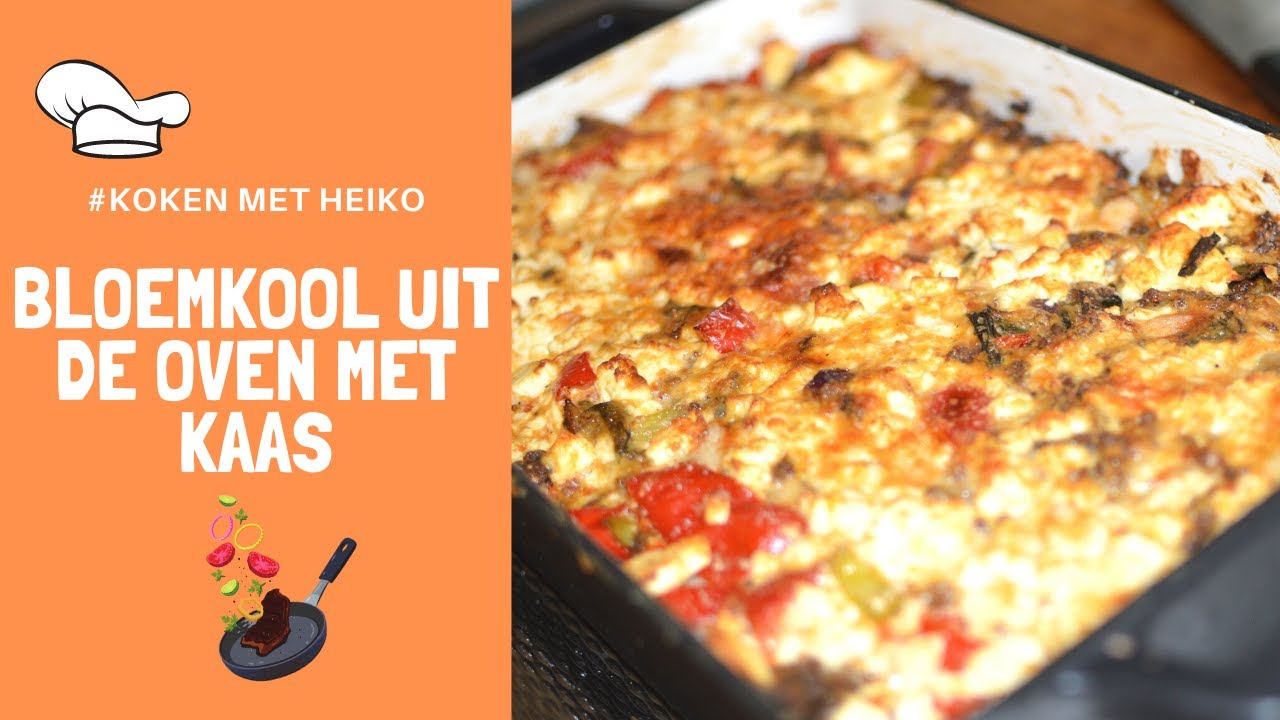 Bloemkool uit de oven met kaas? Helemaal koolhydraatarm!