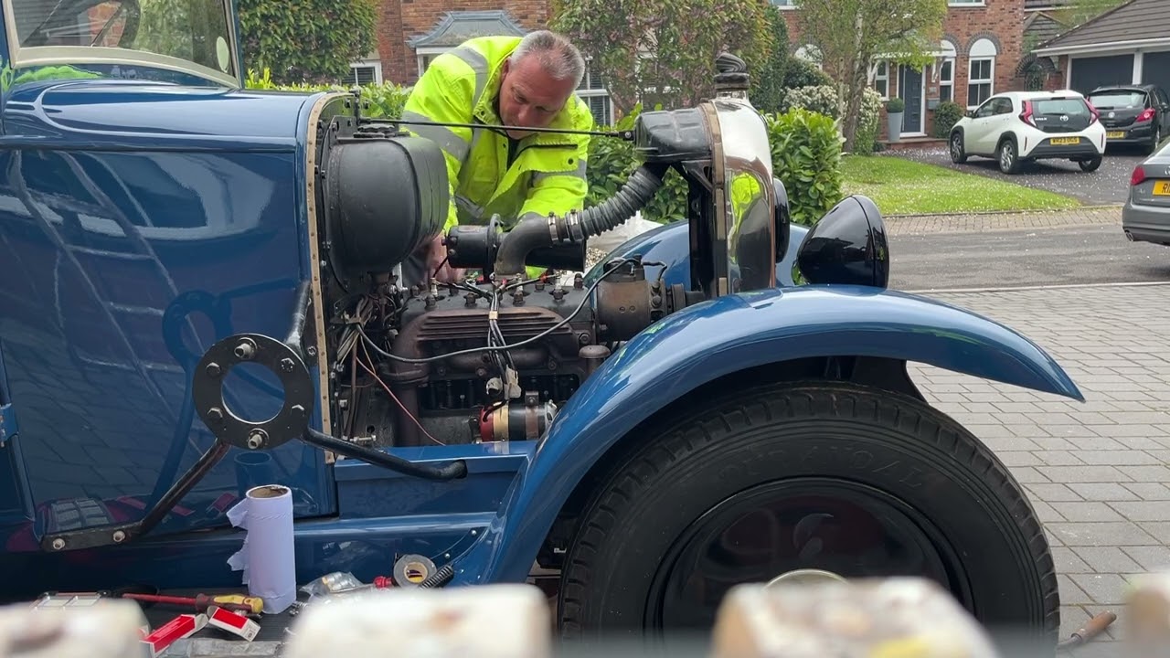 1926 Citroen B14 first start up after being stood since 1992