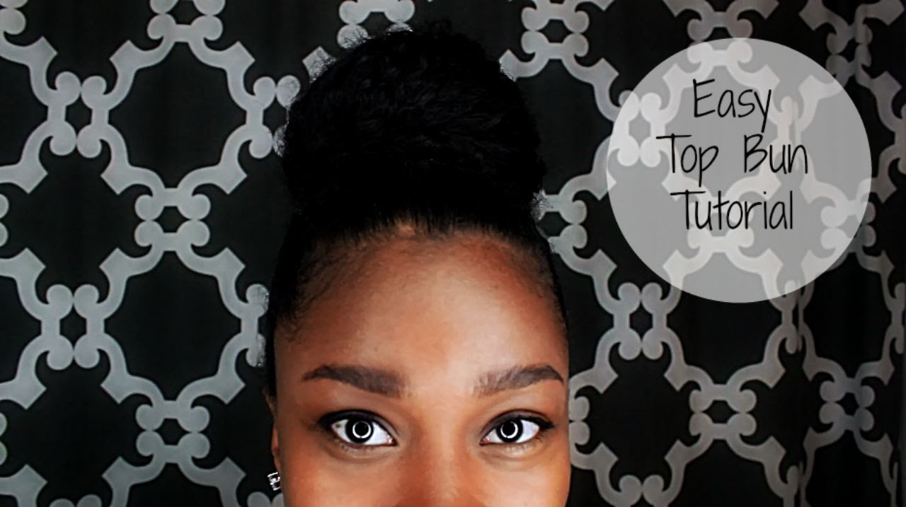 How To | Easy Top Bun Tutorial