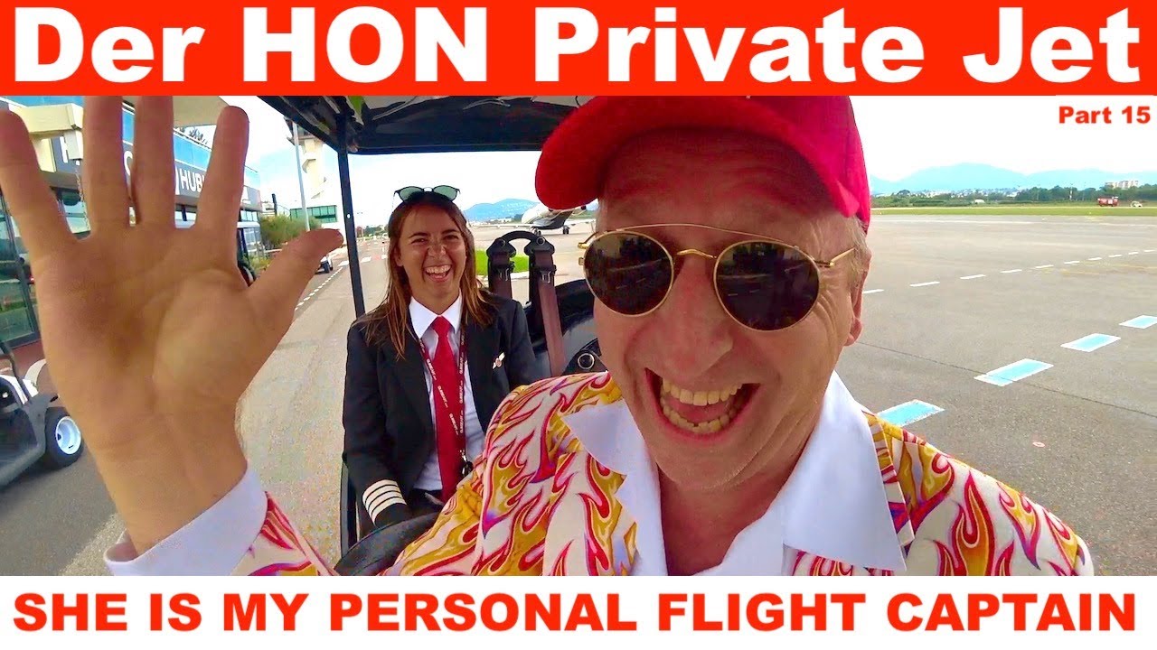 YouTuber mit PrivatJet First Class nach Cannes GlobeAIR | Der HON PrivateJet