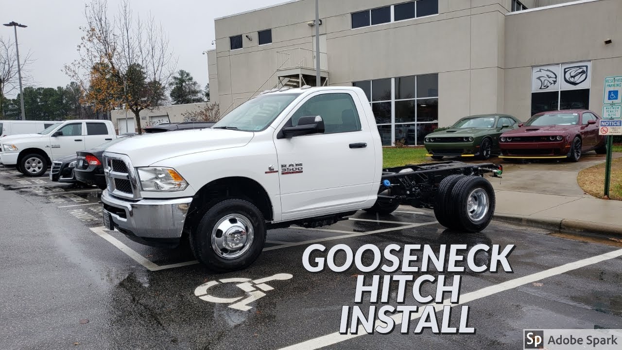 INSTALLING GOOSENECK HITCH ON NEW HOTSHOT TRUCK - 