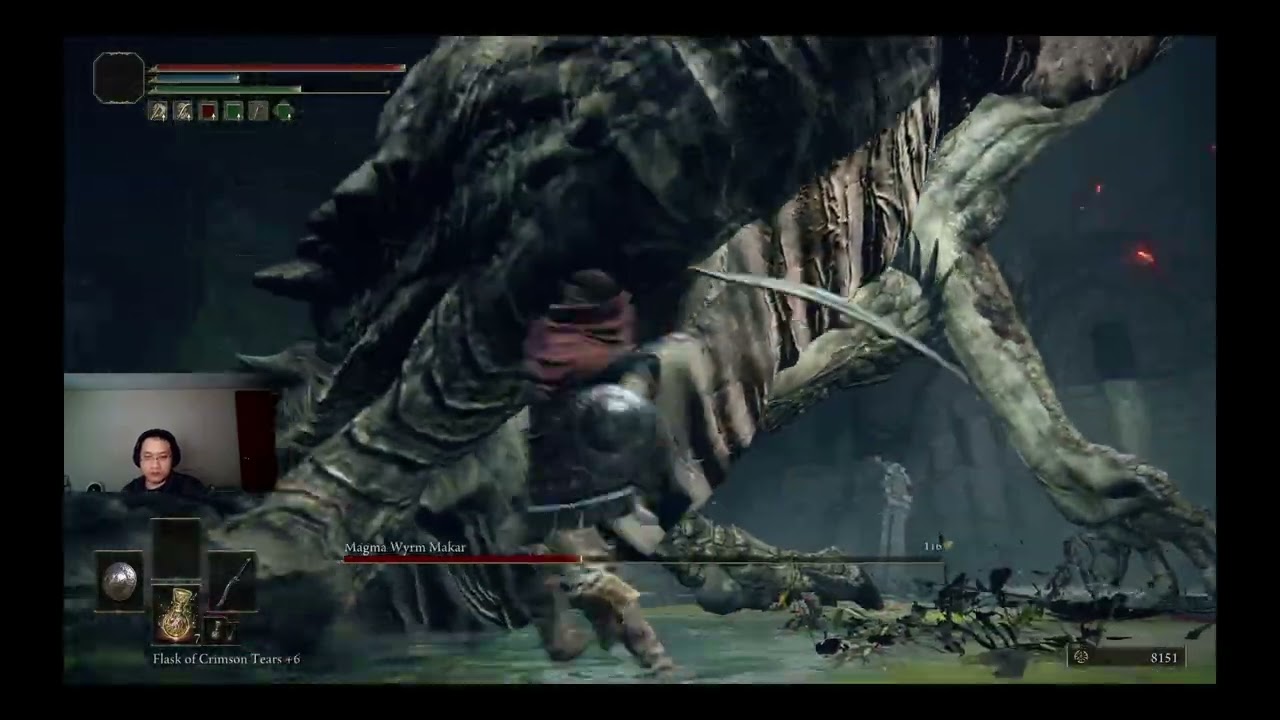 Elden Ring: Beat Magma Wyrm Makar