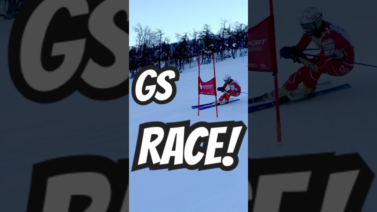 Giant Slalom Gates - RACE DAY! #ski #alpineskiing #giantslalom #skiing