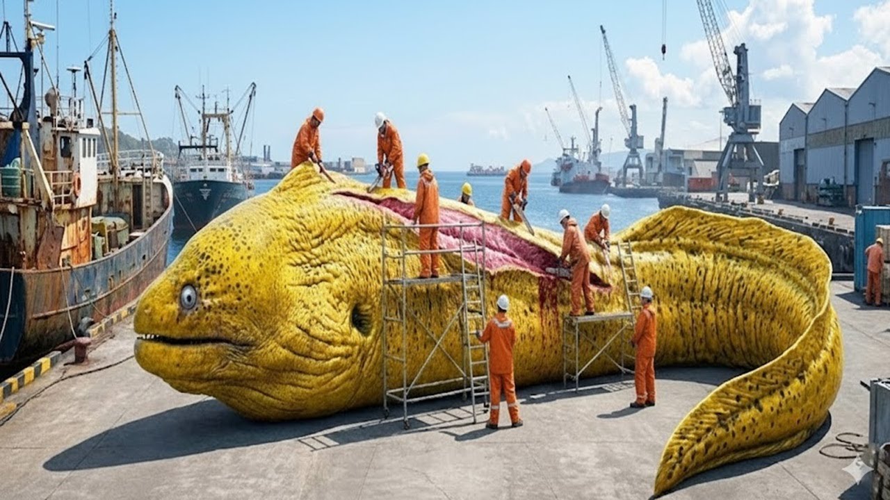 Frenzied Battle Between Giant Moray Eels | Deep-Sea Predator Encounter