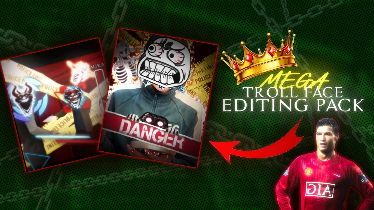 Mega Troll face editing pack | Alight motion XML file |